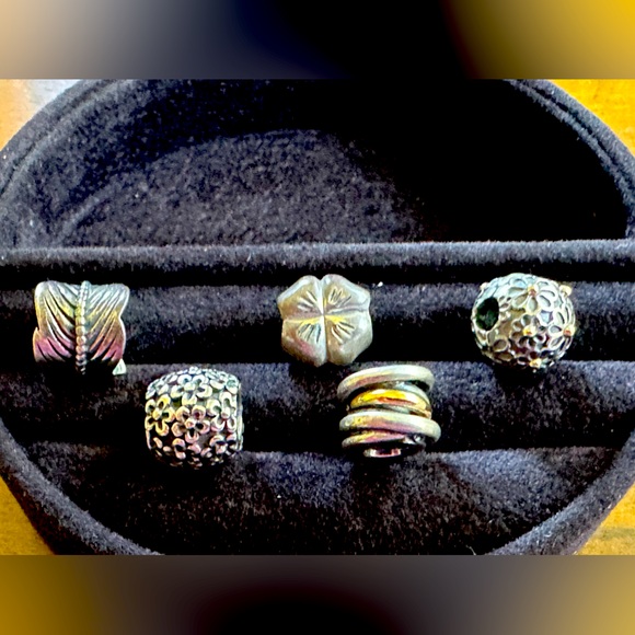 Pandora Sterling Silver Charms Set